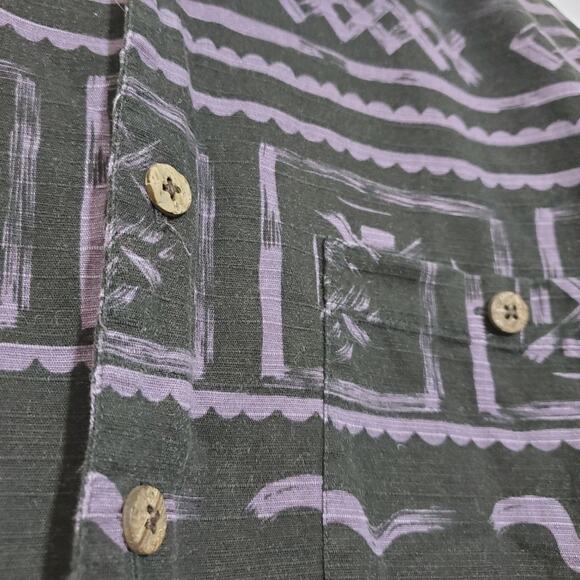 Joe Marlin | Fun Island Vibes Patterned Short Sleeve Button Up Shirt - Picture 4 of 6